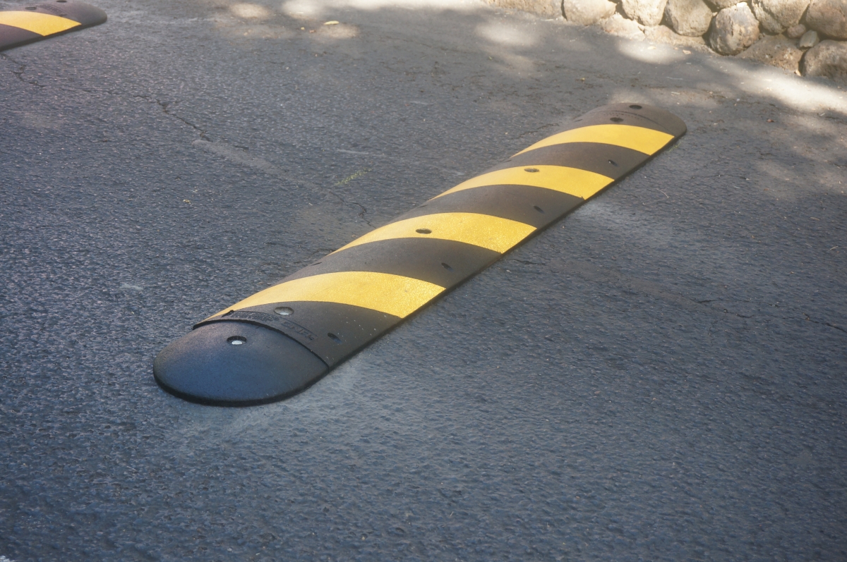 Speed Bumps, recycled rubber